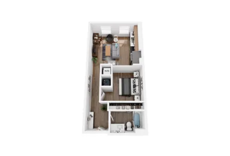 Rowan on the Trails Houston Apartment Floor Plan 3