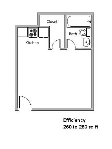 Royal Park Apartments Floorplan 1