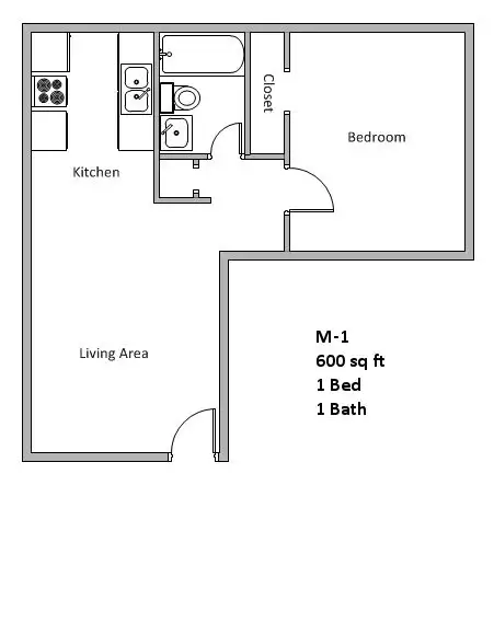 Royal Park Apartments Floorplan 4