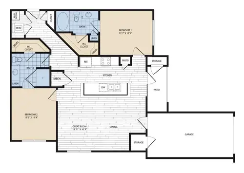 Royal Sienna Apartments FloorPlan 10