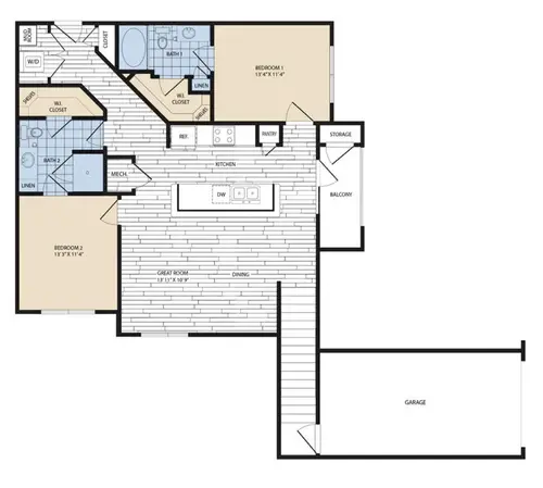 Royal Sienna Apartments FloorPlan 13