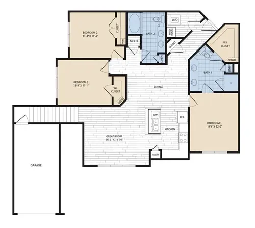 Royal Sienna Apartments FloorPlan 18