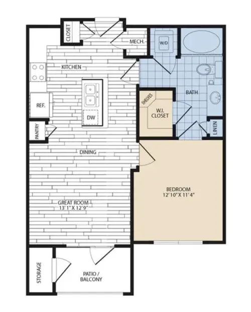 Royal Sienna Apartments FloorPlan 2