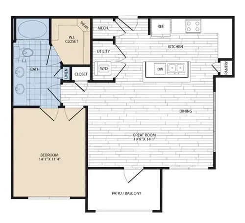 Royal Sienna Apartments FloorPlan 5