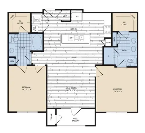 Royal Sienna Apartments FloorPlan 9