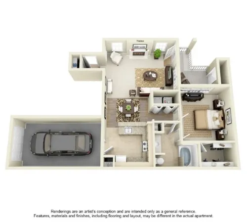 SaddleBrook Dallas floorplan 1