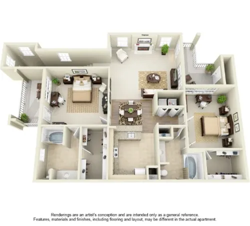 SaddleBrook Dallas floorplan 3