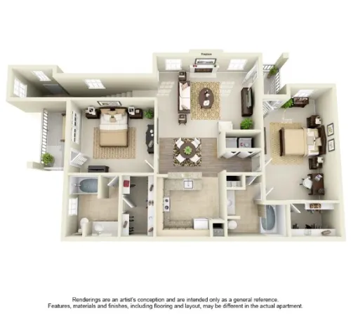 SaddleBrook Dallas floorplan 6