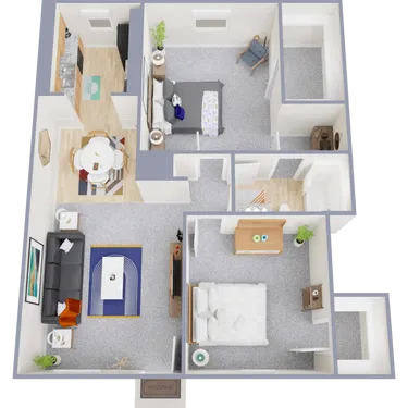 Salem Square Apartments Friendswood Houston Apartment Floor plan 2