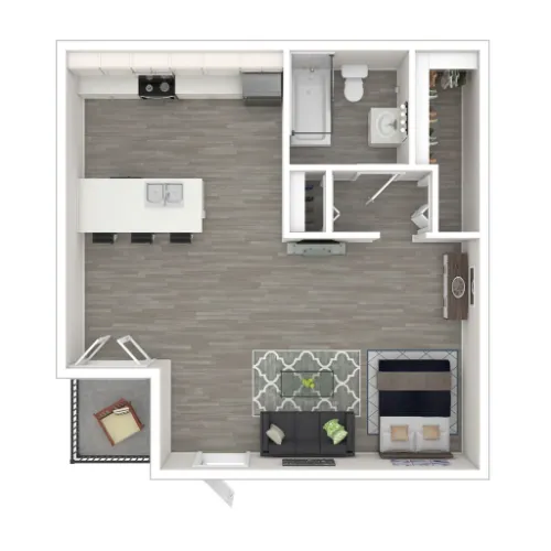 San Mateo Forest Apartments Floorplan 1