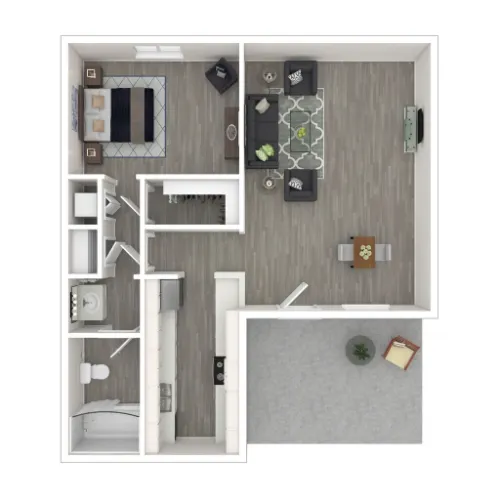 San Mateo Forest Apartments Floorplan 2