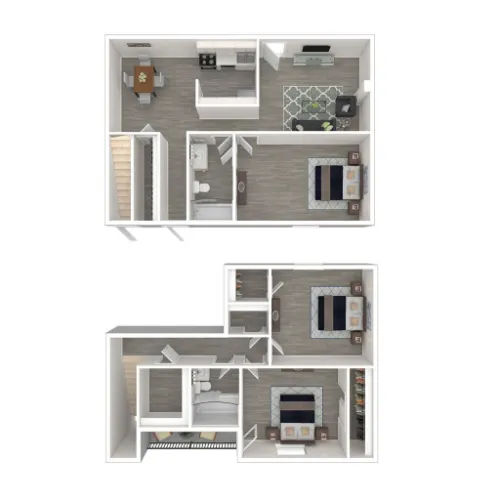 San Mateo Forest Apartments Floorplan 4