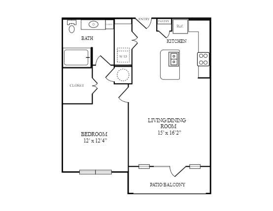 San Palmilla Apartments Webster Houston Apartment Floor Plan 1