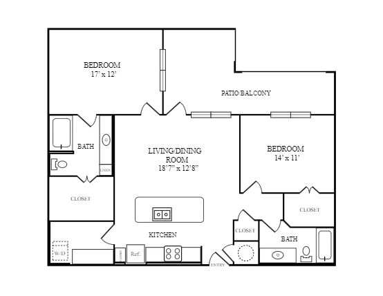 San Palmilla Apartments Webster Houston Apartment Floor Plan 13