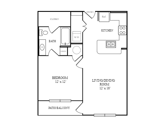 San Palmilla Apartments Webster Houston Apartment Floor Plan 2