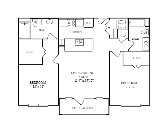 San Palmilla Apartments Webster Houston Apartment Floor Plan 8