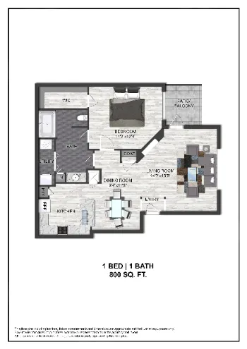 Sandestin at Pearland Houston Apartment Floor plan 2