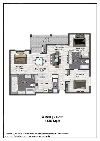 Sandestin at Pearland Houston Apartment Floor plan 4