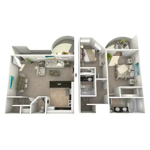 Seaside Village Apartments FloorPlan 6