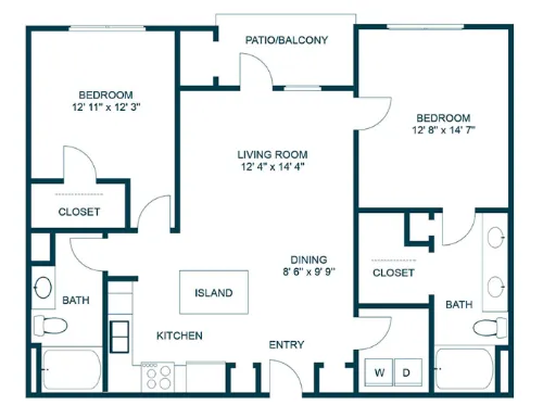 Seville Uptown floor plan 1