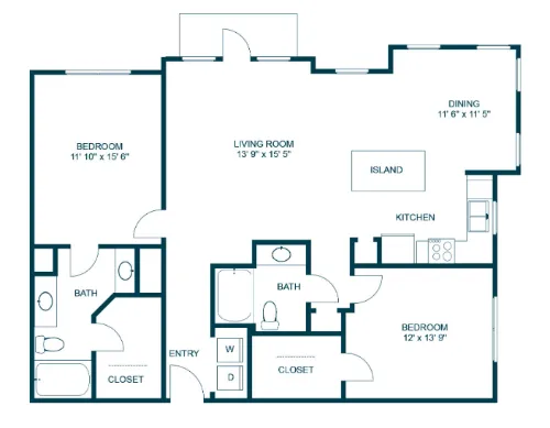 Seville Uptown floor plan 2