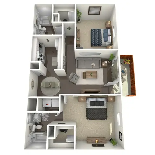 Shadow Park Apartments FloorPlan 5