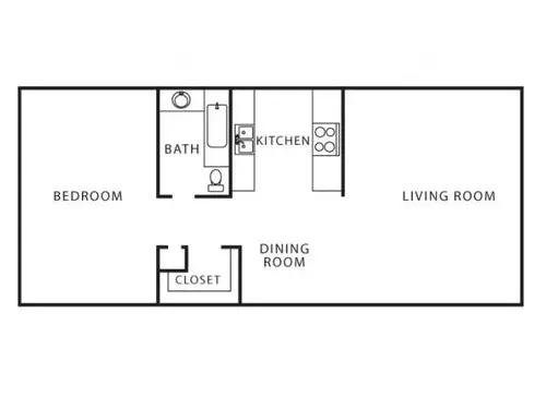 Sharpstown Manor Apartments FloorPlan 2