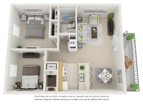 Shoal Pointe Apartments Floorplan 2