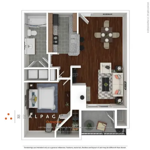 Slate At Cole floor plan 1