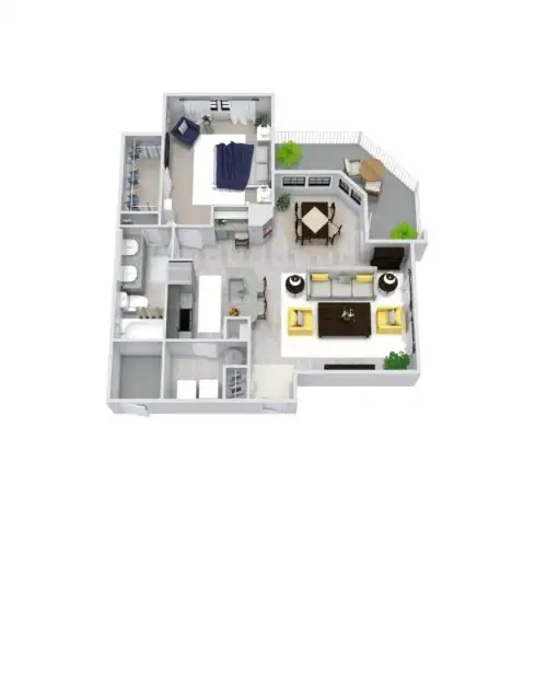 Sola Westchase Apartments Floorplan 3