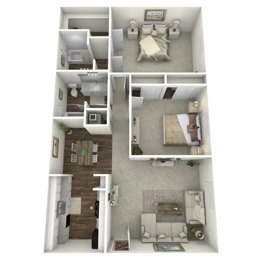 Solano Apartments Webster Houston Apartment Floor Plan 5