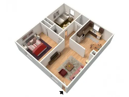 Southern Oaks Apartments FloorPlan 1