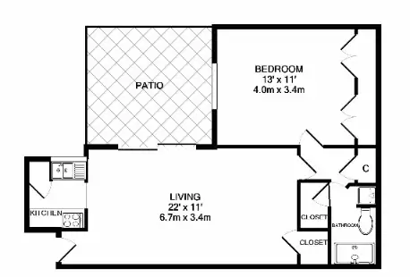 Southwind Apartments Floorplan 2