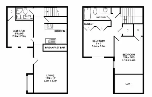 Southwind Apartments Floorplan 4