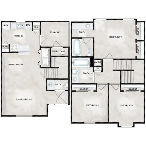 Sovereign Townhomes FloorPlan 3