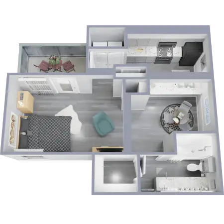 Spanish Pueblo Dallas Floorplan 1