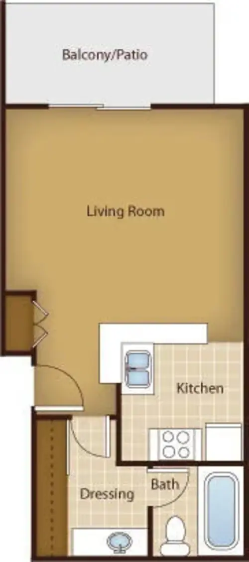 Star Voss Apartments FloorPlan 1