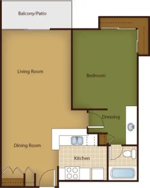 Star Voss Apartments FloorPlan 3