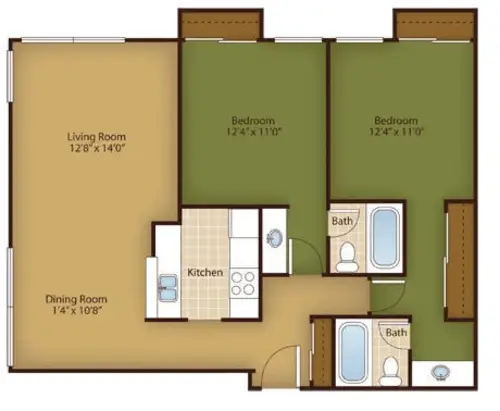 Star Voss Apartments FloorPlan 7