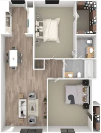 Steeplechase Apartments Alvin Floorplan 4