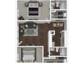 Steeplechase Apartments Alvin Floorplan 5