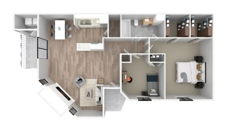 Steeplechase Apartments Alvin Floorplan 6