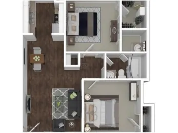 Steeplechase Apartments Alvin Floorplan 7