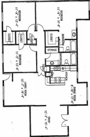 Stone Manor Apartments Floorplan 14