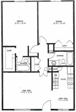 Stone Manor Apartments Floorplan 9