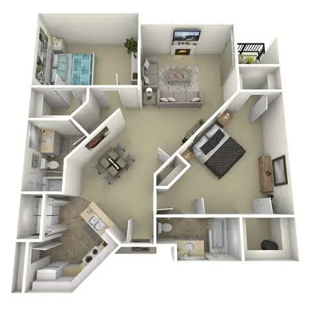 Stone Ridge Dallas FloorPlan 4