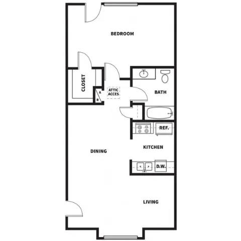 Stone Throw Apartments Friendswood Houston Apartment Floor Plan 5