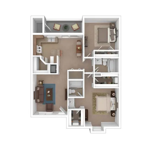 Summer Creek Apartments FloorPlan 3