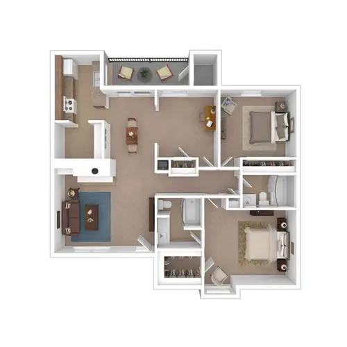 Summer Creek Apartments FloorPlan 4