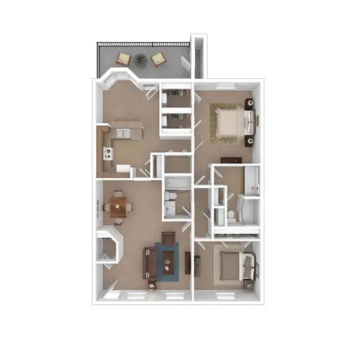 Summer Creek Apartments FloorPlan 5